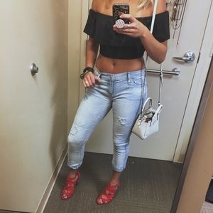 Cropped Jeans